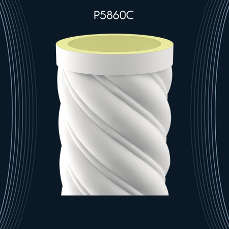 Poliüretan Burgulu Sütun P5860C ile Dekorasyon Fikirleri: Mekanlara Şıklık ve Zarafet Katın!