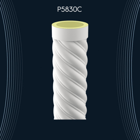 Poliüretan Burgulu Sütun P5830C: Hafif ve Taşınabilir Dekorasyon Modelleri ve Fikirleri