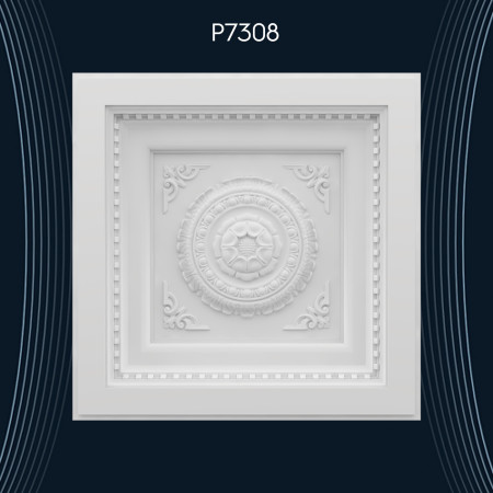 Poliüretan Kubbe P7308: Dekoratif Desenli Poliüretan Duvar Kubbe Çeşitleri ve Dekorasyon Fikirleri