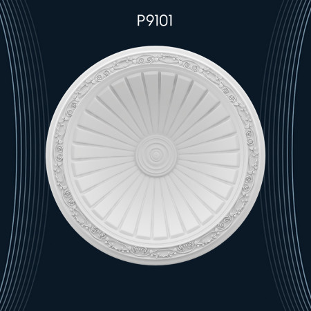 Poliüretan Kubbe P9101 Desenli Duvar Kubbe Fiyatları - Dekorasyon Modelleri ve Örnekleri ile Uygun Fiyatlarla