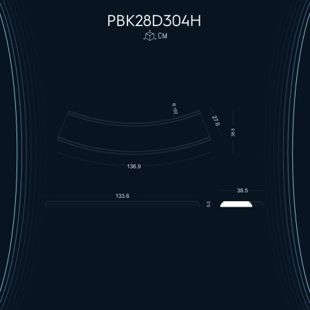 Poliüretan Küpeşte PBK28D304H ile Şıklığı Yakalayın: Badastrol ve Küpeşte Modelleri ile Dekorasyon Fikirleri