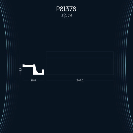 Poliüretan Gizli Işık P81378: İç ve Dış Dekorasyon İçin Özel Tasarlanmış LED Modelleri ve Çeşitleri