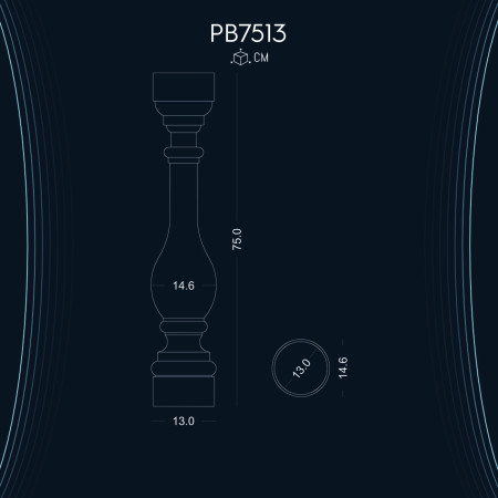 Poliüretan Badastrol PB7513 Sert Köpük Badastrol ve Küpeşte Modelleri - Dekorasyon Fikirleri ve Çeşitleri