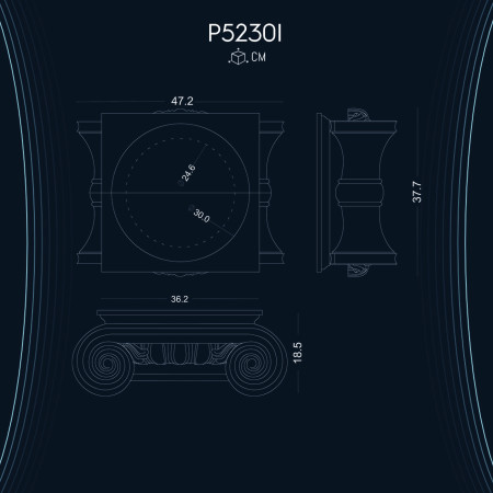 Poliüretan Sütun Başlık P5230I: Estetik Görünüm İçin Tasarlanmış Dekorasyon Fikirleri ve Modelleri