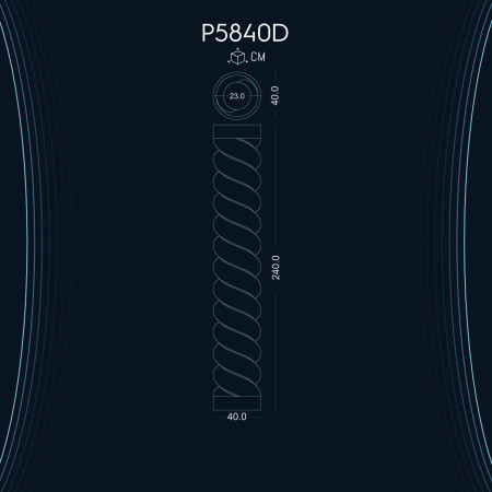 Poliüretan Burgulu Sütun P5840D: Dayanıklı Tasarım Modelleri ve Dekorasyon Fikirleri