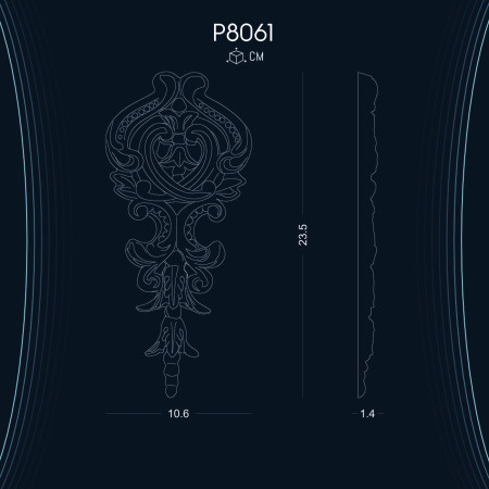 Poliüretan Süsleme P8061: Dekorasyon Modelleri ve Çeşitleri ile Tercih Edilen Süsleme Seçeneği