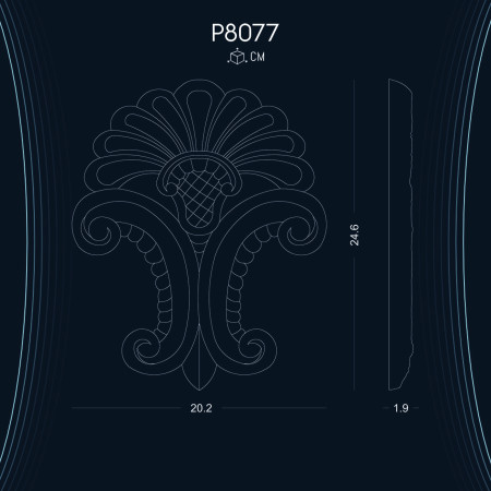 Poliüretan Süsleme P8077: Poliüretan Malzemenin Şekil Verilebilme Özelliğiyle Farklı Dekorasyon Modelleri ve Tasarım Örnekleri