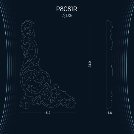 Poliüretan Süsleme P8081R: Dayanıklı ve Uzun Ömürlü Dekorasyon Modelleri ile Tasarım Fikirleri