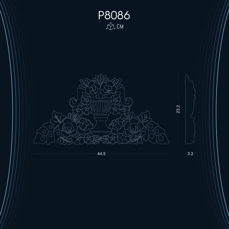 Poliüretan Süsleme P8086: Ahşap Aksesuar ve Süslemeleri Sevenler İçin İdeal Alternatif - Dekorasyon Fikirleri ve Modelleri