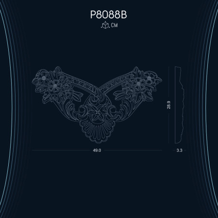 Poliüretan Süsleme P8088B: Farklı Boyut, Desen ve Kalite Seçenekleri ile Dekorasyon Fikirleri