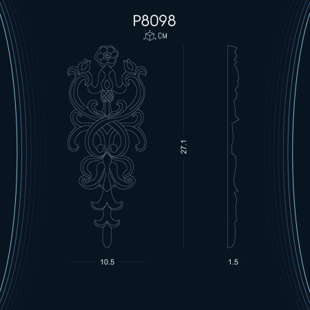 Poliüretan Süsleme P8098: Her Tarza Uygun Dekorasyon Fikirleri ve Modelleri