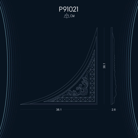 Poliüretan Süsleme P91021: Uzun Ömürlü ve Deforme Olmayan Poliüretan Ürünlerle Dekorasyon Fikirleri