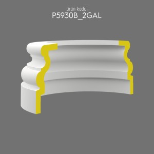 Poliüretan Sütun Alt Kaide P5930B: Ekonomik Poliüretan Sert Köpük Sütun Başlıkları ile Dekorasyon Fikirleri ve Modelleri
