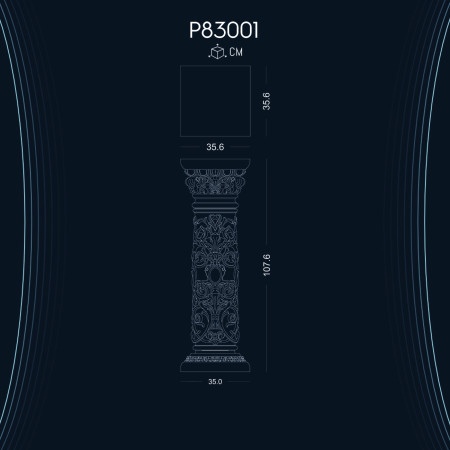 Poliüretan Kısa Roman Sütun P83001: Dekorasyon Fikirleri ve Tasarım Modelleri