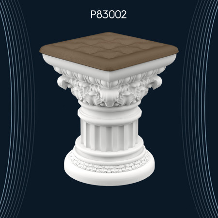 Poliüretan Sehpa Sütun P83002 ile İç ve Dış Cephe Sütun Başlıkları Modelleri - Dekorasyon Fikirleri ve Çeşitleri