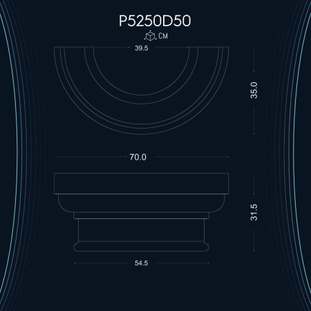 Poliüretan Sütun Başlık P5250D50: İç ve Dış Cephe Sütun Fiyatları, Dekorasyon Fikirleri ve Modelleri