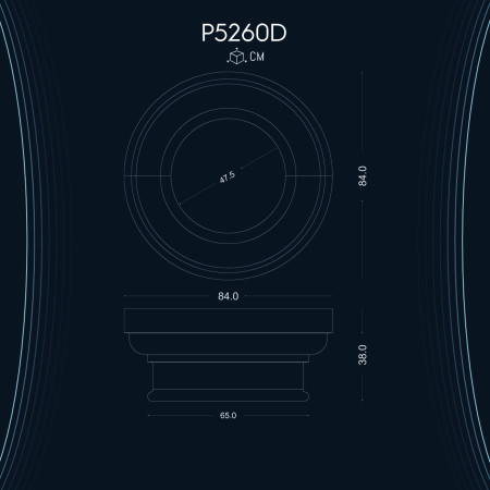 Poliüretan Sütun Başlık P5260D: Villa ve Giriş Kapısı Sütun Modelleri ile Dekorasyon Fikirleri