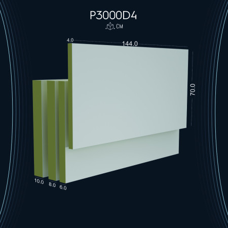 Poliüretan Panel P3000D4 ile Dekorasyon Fikirleri: Poliüretan Kaplama ve Prekast Sert Köpük Modelleri