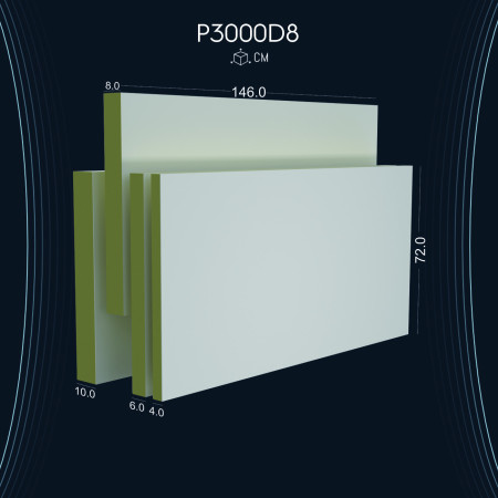 Poliüretan Panel P3000D8 ile Dekorasyon Fikirleri: Modelleri ve Çeşitleri