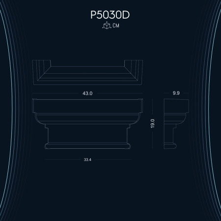 Poliüretan Pilaster Sütun Başlık P5030D: Dekoratif Dor İyon Korint Sütun Modelleri ve Dekorasyon Fikirleri