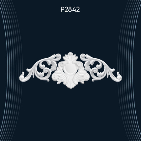 Poliüretan Taç P2842 ile Şık Dekorasyon Fikirleri: Dekoratif Motifli Poliüretan Duvar Taçları ve Modelleri