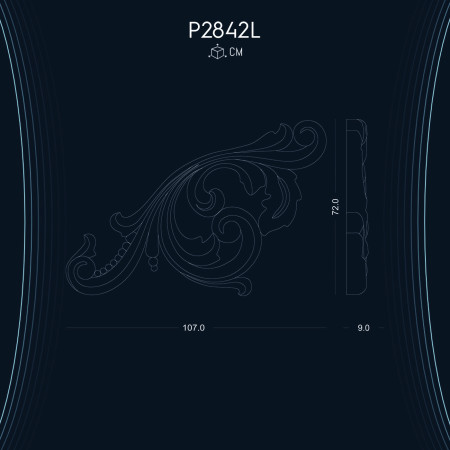 Poliüretan Taç P2842L: Motifli Duvar Taçları Fiyatları ve Dekorasyon Fikirleri