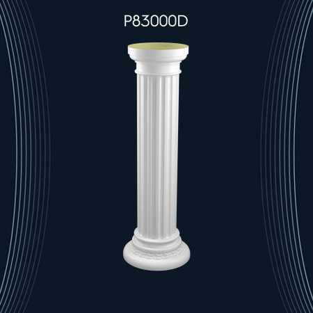 Poliüretan Kısa Roman Sütun P83000D ile Dekorasyon Fikirleri ve Modelleri - Dekoratif Dor İyon Korint Sütun ve Başlığı