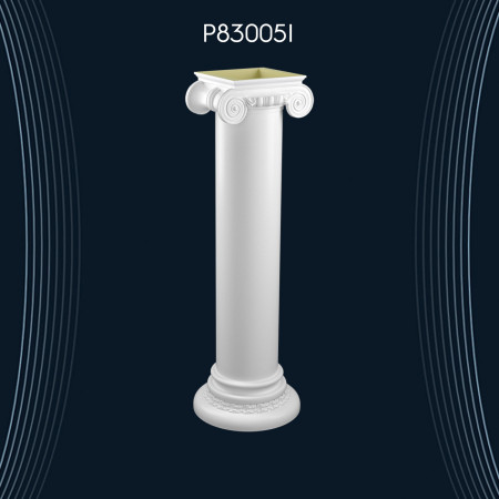Poliüretan Kısa Roman Sütun P83005I Dor İyon Korint - Dekoratif Kısa Roman Sütun Sehpa Modelleri ve Fiyatları