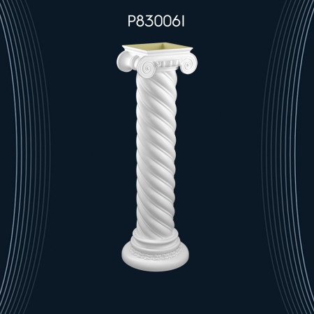 Poliüretan Kısa Roman Sütun P83006I ile Villa ve Giriş Kapısı Dekorasyonu: Modelleri ve Çeşitleri