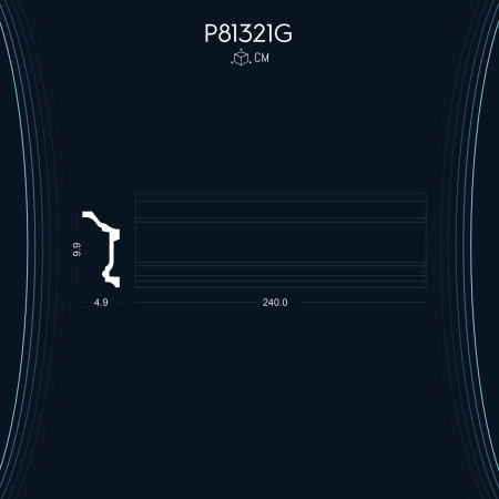 P81321G Poliüretan pasa led gizli ışık poliüretan Duvar led gizli ışığı çeşitleri çerçeve modeli