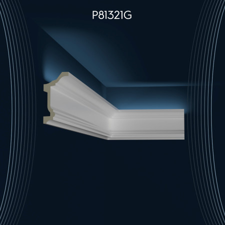 P81321G Poliüretan pasa led gizli ışık poliüretan Duvar led gizli ışığı çeşitleri çerçeve modeli