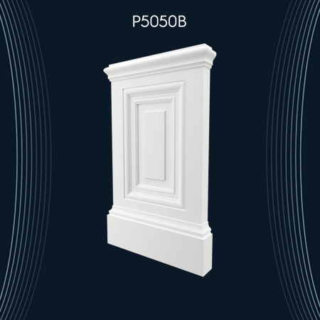 P5050B Poliüretan Dekor pilaster sütun başlık imalatı ürünlerimiz strafor köpük değildir