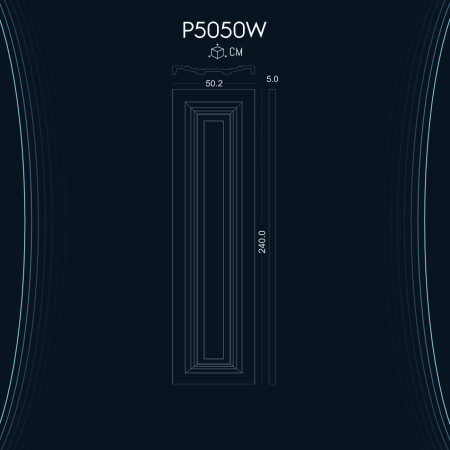 P5050W Poliüretan Dekor pilaster sütun başlıkları fiyatları ürünlerimiz strafor köpük değildir