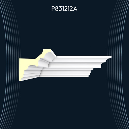 P831212A Modern Salon Duvar kartonpiyerleri imalatı Poliüretan salon duvar tavan dekorasyon