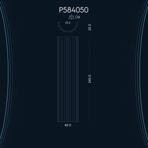 Poliüretan Yivli Sütun P584050: Dayanıklılık ve Uzun Ömür İçin Dekorasyon Fikirleri ve Modelleri