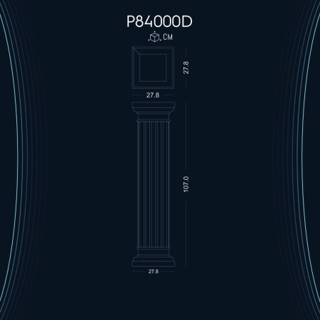 P84000D Söve Sütun Poliüretan Kısa Roman Sütun Sehpa başlıkları fiyatları Dekoratif Dor İyon Korint Sütun ve Başlığı