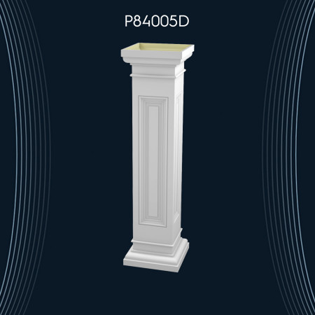 P84005D Söve Sütun Poliüretan Kısa Roman Sütun Sehpalar fiyatları Dekoratif Dor İyon Korint Sütun ve Başlığı