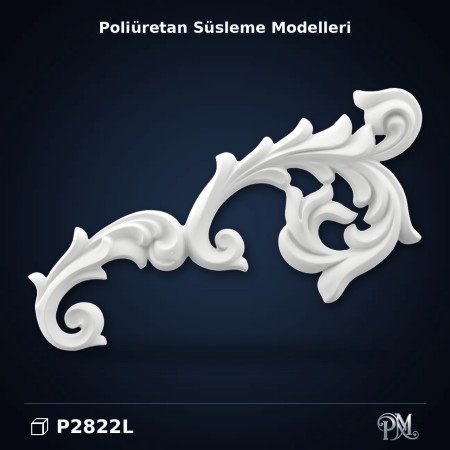 Poliüretan Süsleme 41x61x5 cm Klasik Motif
