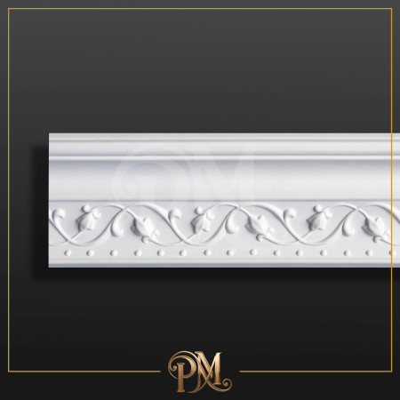 P81089 Poliüretan Desenli Kartonpiyer Modelleri Desenli Poliüretan Kartonpiyer 10x10 cm Motifli Tavan Çıtası