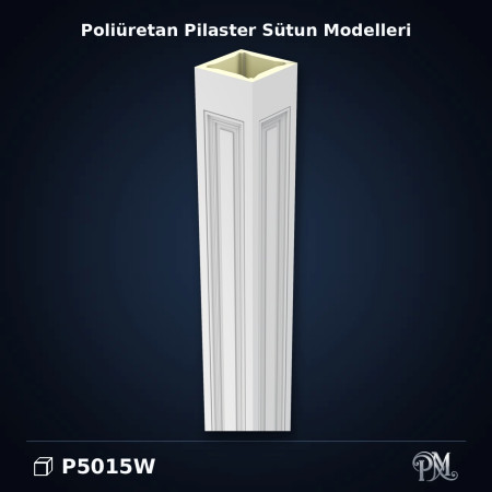15x15x240 cm Pilaster Sütun Poliüretan bazlı dekorasyon ürünü