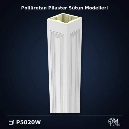 20x20x240 cm Pilaster Sütun Poliüretan dekorasyon ürünü