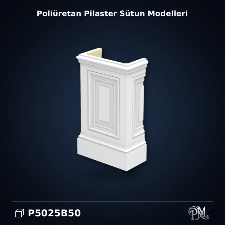 D5025B50 Pilaster Sütun Alt Kaide