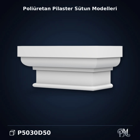 Poliüretan dekorasyon ürünü 21x42x19 cm Pilaster Sütun