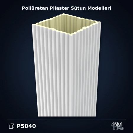 Poliüretan dekorasyon ürünü 40x40 Pilaster Sütun