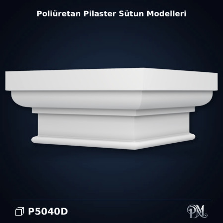 Poliüretan dekorasyon ürünü Pilaster Sütun 56x56x26 cm