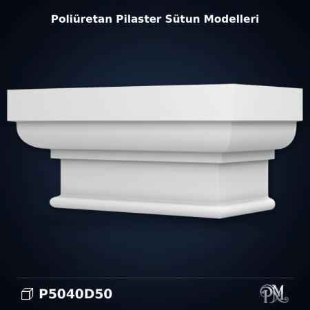 28x56x26 cm Poliüretan dekorasyon ürünü Pilaster Sütun