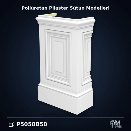 D5050B50 Pilaster Sütun Alt Kaide