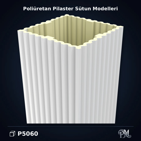 D5060 Yivli Pilaster Sütun