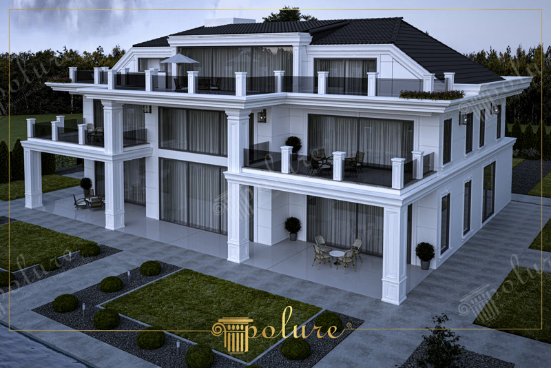 <p>

    <h1>Poliüretan Polure ile Tasarlanan Modern Estetik Villalar</h1>
    <p>Modern mimarinin en göz alıcı örneklerinden biri olan poliüretan pol