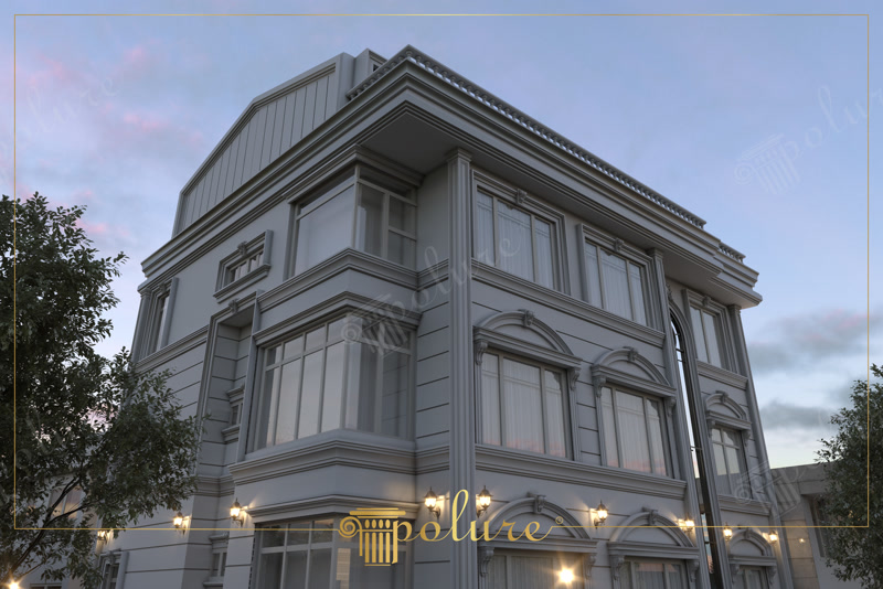 <p>

    <h1>Poliüretan Polure ile Modern Mustakil Bina Dış Cephe Tasarımı</h1>
    <p>Modern mimarinin en önemli unsurlarından biri olan dış cephe ta